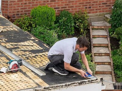 Glastonbury flat roof
