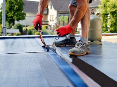 Flat roof repair in Glastonbury