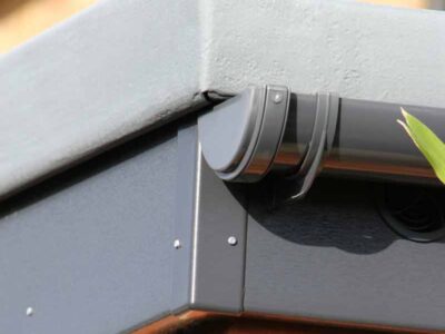 GRP Roofing Repairs, Grey Guttering the Southwest