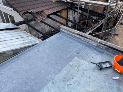 GRP flat roofing repairs Swindon after repair the Southwest