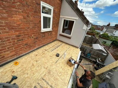 New flat roof underboard the Southwest