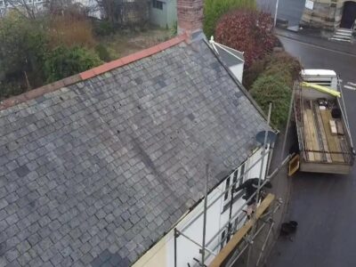 New roof tiles and roof ridge the Southwest