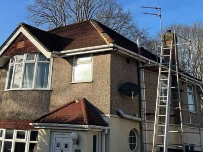 Ridge tiles repaired redhouse property the Southwest