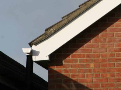 White Roof Guttering, White Soffits the Southwest