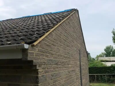 Roof ridge and verges removed the Southwest