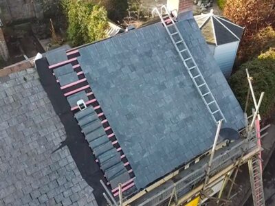 Tiled roof replaced on the Southwest terraced property